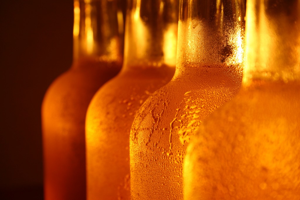 Geschenkidee Bierflaschenhalter für den Garten Garten